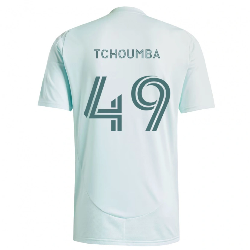 Danxen Dames Nathan Tchoumba #49 Wit Lichtgroen Uitshirt Uittenue 2026/27 T-Shirt België