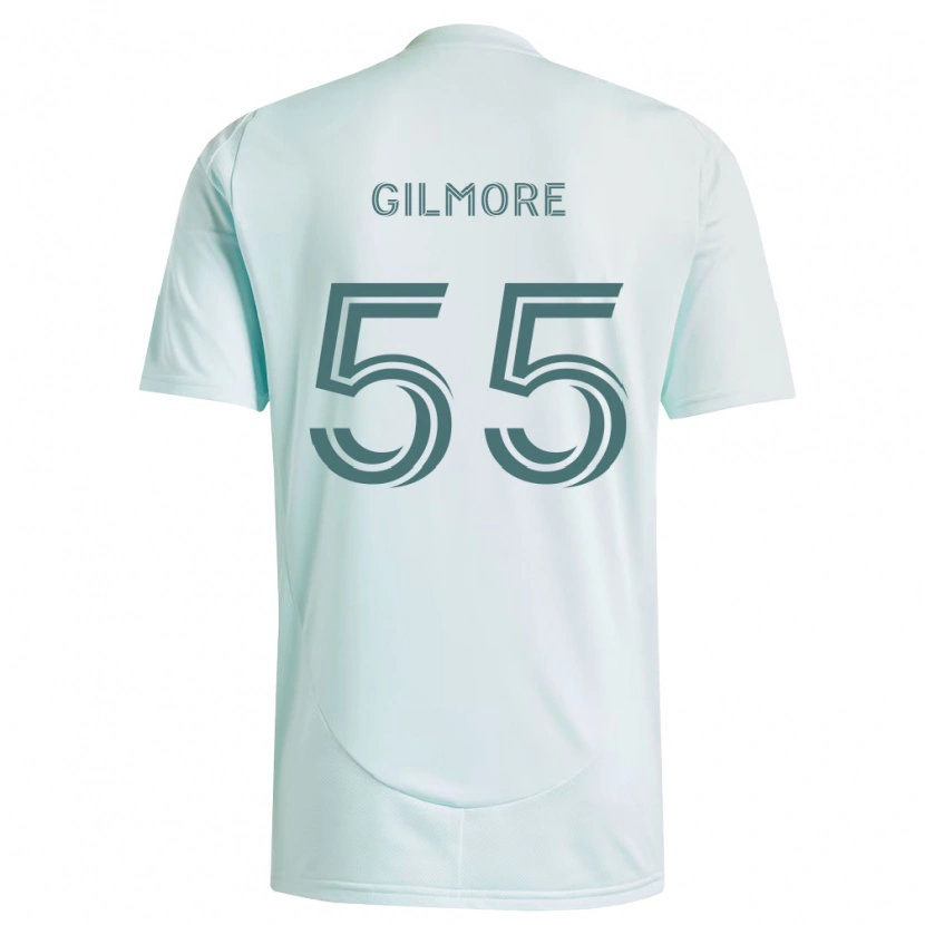 Danxen Dames Grant Gilmore #55 Wit Lichtgroen Uitshirt Uittenue 2026/27 T-Shirt België