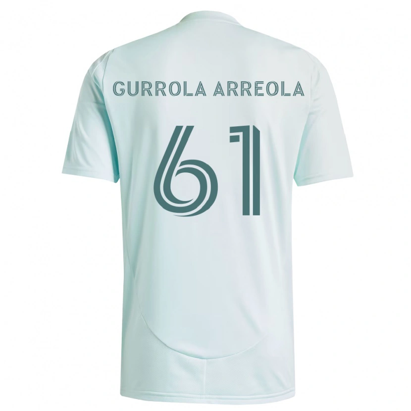 Danxen Dames Diego Gurrola Arreola #61 Wit Lichtgroen Uitshirt Uittenue 2026/27 T-Shirt België