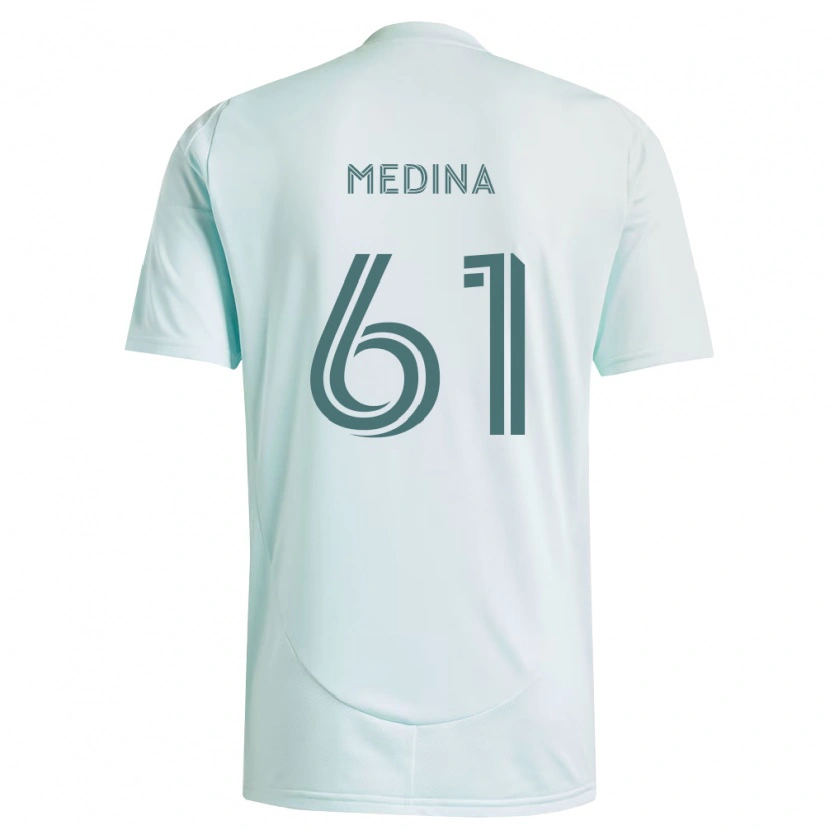 Danxen Dames Leonardo Medina #61 Wit Lichtgroen Uitshirt Uittenue 2026/27 T-Shirt België