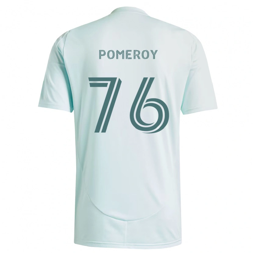 Danxen Dames Jack Pomeroy #76 Wit Lichtgroen Uitshirt Uittenue 2026/27 T-Shirt België