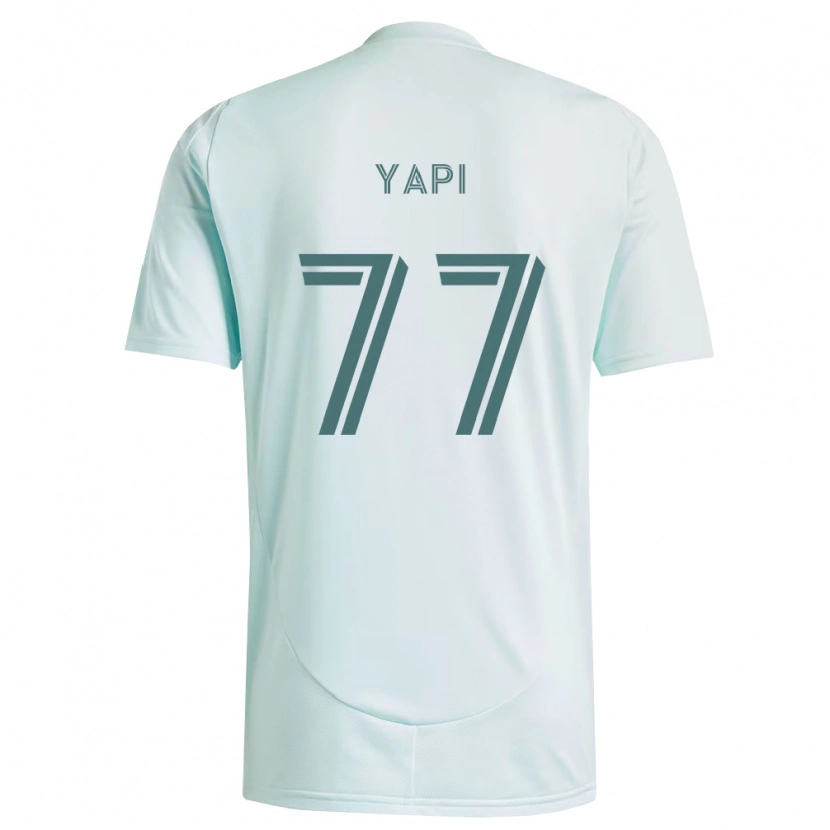 Danxen Dames Darren Yapi #77 Wit Lichtgroen Uitshirt Uittenue 2026/27 T-Shirt België