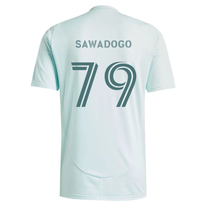 Danxen Dames Kamal Sawadogo #79 Wit Lichtgroen Uitshirt Uittenue 2026/27 T-Shirt België