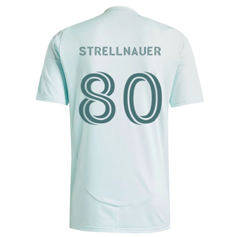 Danxen Dames Noah Strellnauer #80 Wit Lichtgroen Uitshirt Uittenue 2026/27 T-Shirt België