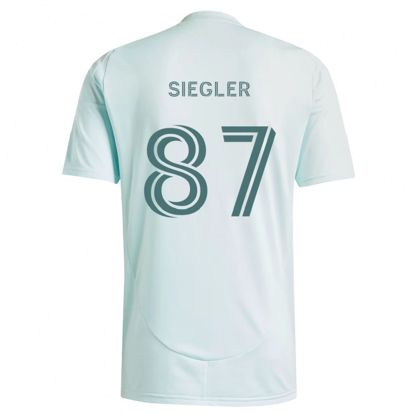 Danxen Dames Sebastian Siegler #87 Wit Lichtgroen Uitshirt Uittenue 2026/27 T-Shirt België