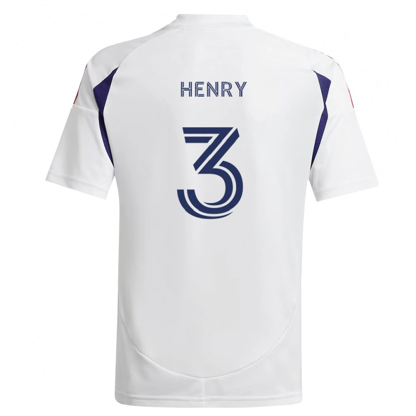 Danxen Dames Kobi Henry #3 Koninklijk Blauw Rood Bruin Uitshirt Uittenue 2026/27 T-Shirt België
