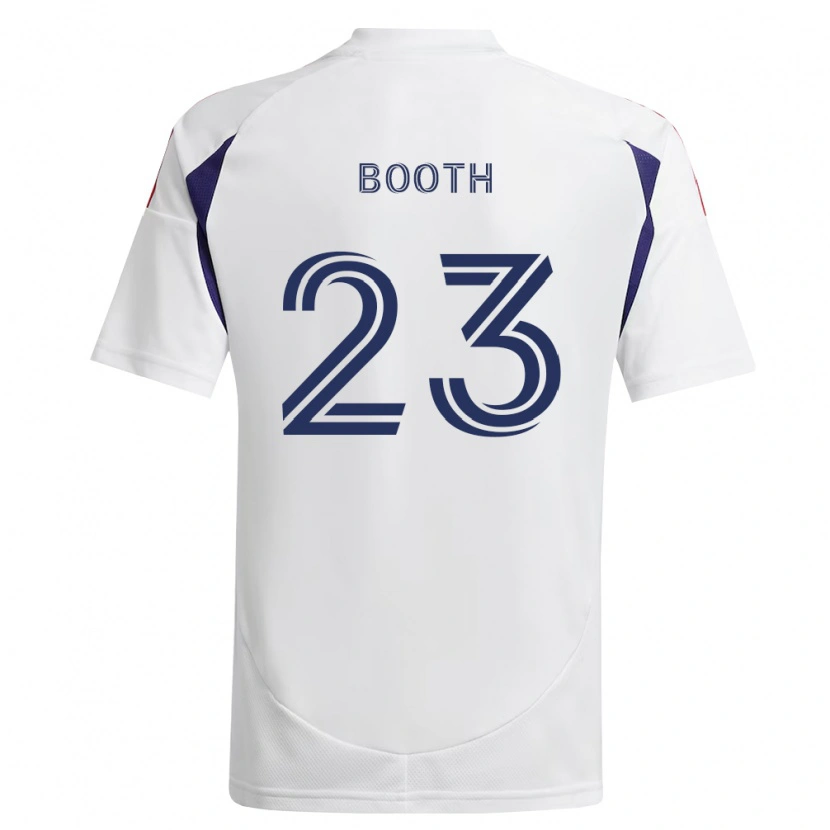 Danxen Dames Zach Booth #23 Koninklijk Blauw Rood Bruin Uitshirt Uittenue 2026/27 T-Shirt België