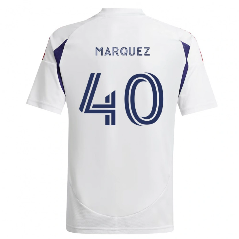 Danxen Dames Omar Marquez #40 Koninklijk Blauw Rood Bruin Uitshirt Uittenue 2026/27 T-Shirt België