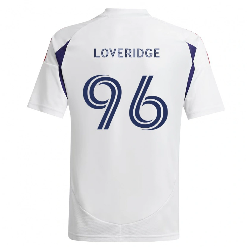 Danxen Dames Pete Loveridge #96 Koninklijk Blauw Rood Bruin Uitshirt Uittenue 2026/27 T-Shirt België