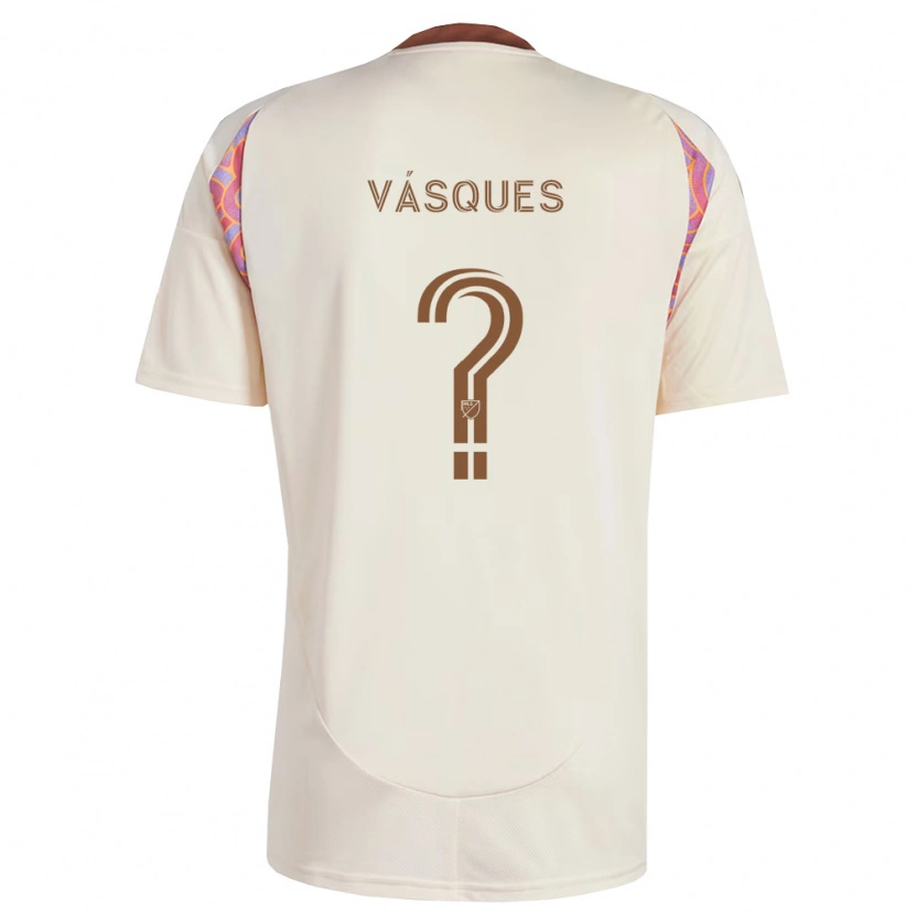 Danxen Dames Gabriel Vásques #0 Off-White Roze Uitshirt Uittenue 2026/27 T-Shirt België