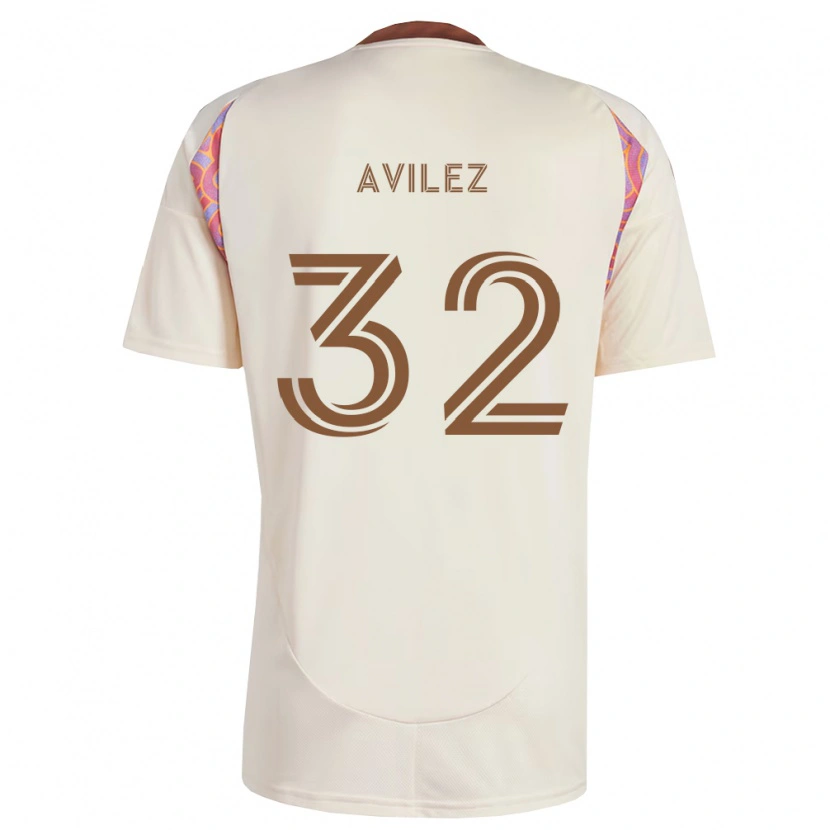 Danxen Dames Oscar Avilez #32 Off-White Roze Uitshirt Uittenue 2026/27 T-Shirt België
