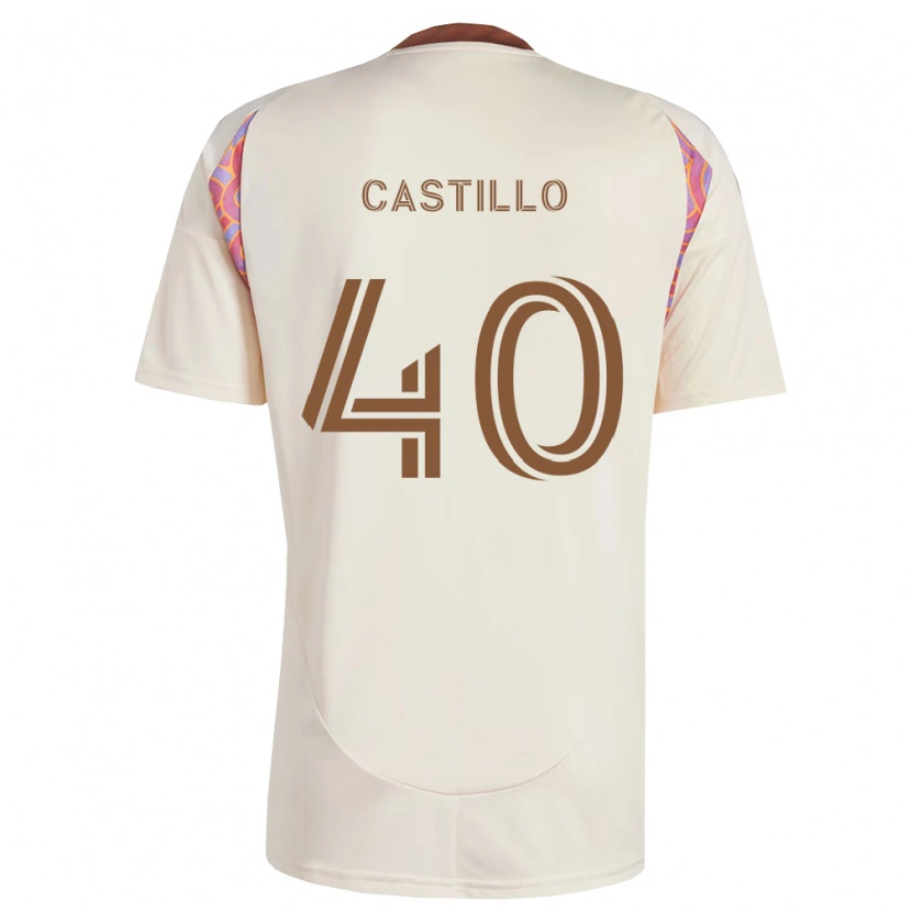 Danxen Dames Kamil Castillo #40 Off-White Roze Uitshirt Uittenue 2026/27 T-Shirt België