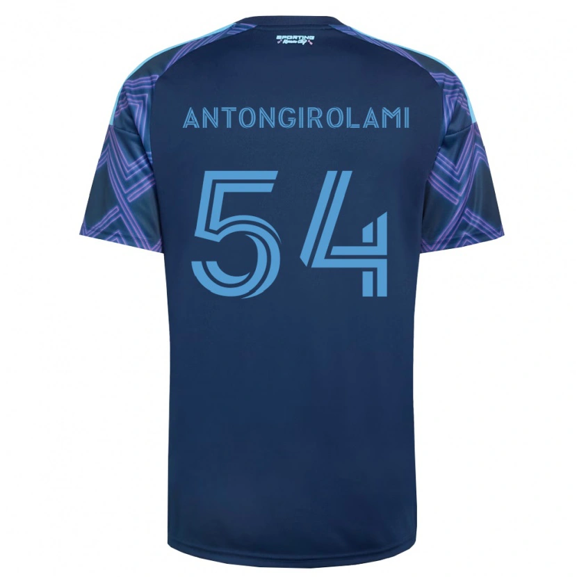 Danxen Dames Luca Antongirolami #54 Koninklijk Blauw Paars Uitshirt Uittenue 2026/27 T-Shirt België