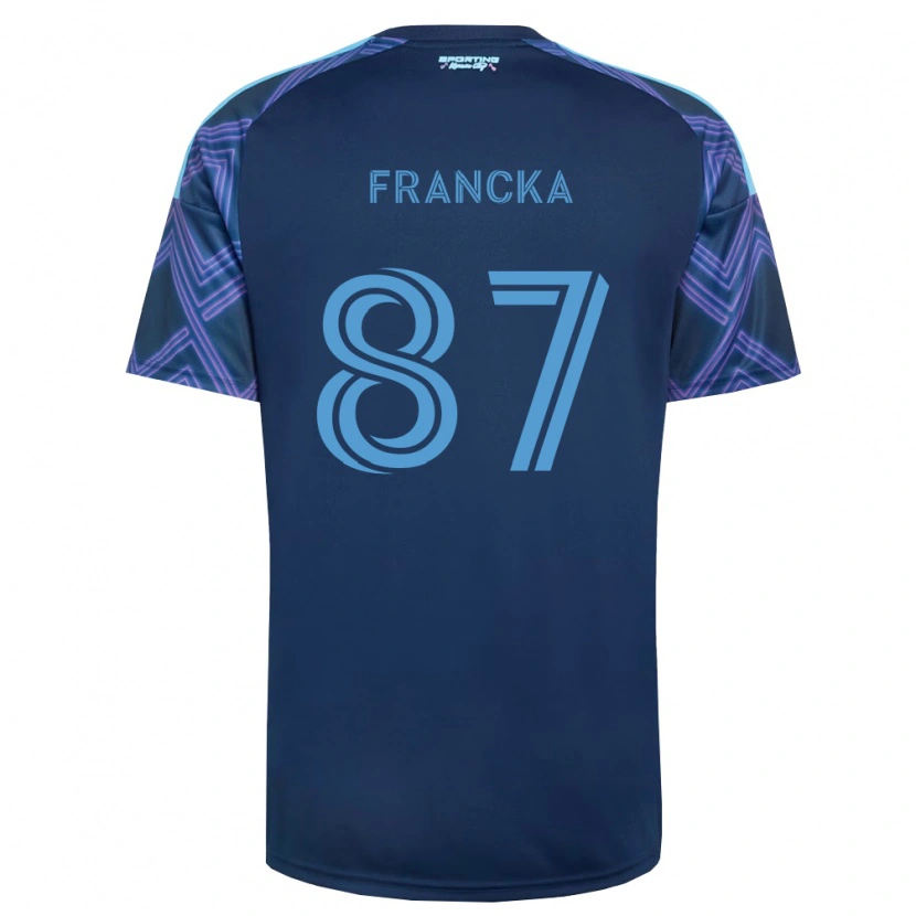 Danxen Dames Jack Francka #87 Koninklijk Blauw Paars Uitshirt Uittenue 2026/27 T-Shirt België