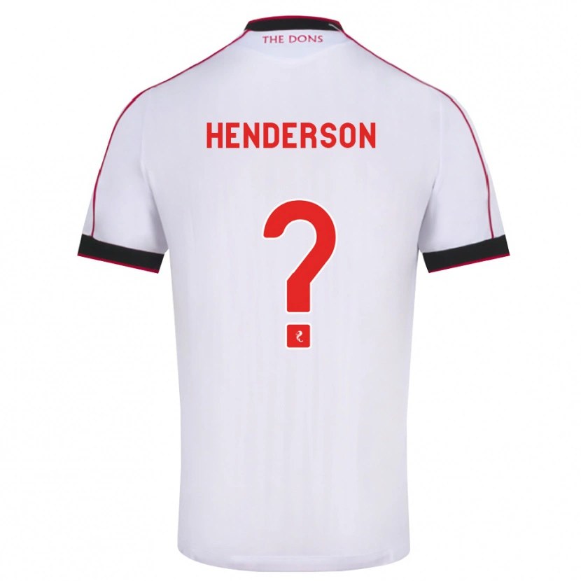 Danxen Dames Jay Henderson #0 Zwart Rood Wit Uitshirt Uittenue 2026/27 T-Shirt België