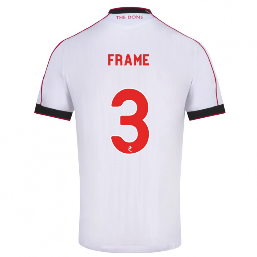Danxen Dames Mitchel Frame #3 Zwart Rood Wit Uitshirt Uittenue 2026/27 T-Shirt België
