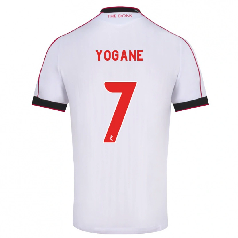 Danxen Dames Tony Yogane #7 Zwart Rood Wit Uitshirt Uittenue 2026/27 T-Shirt België