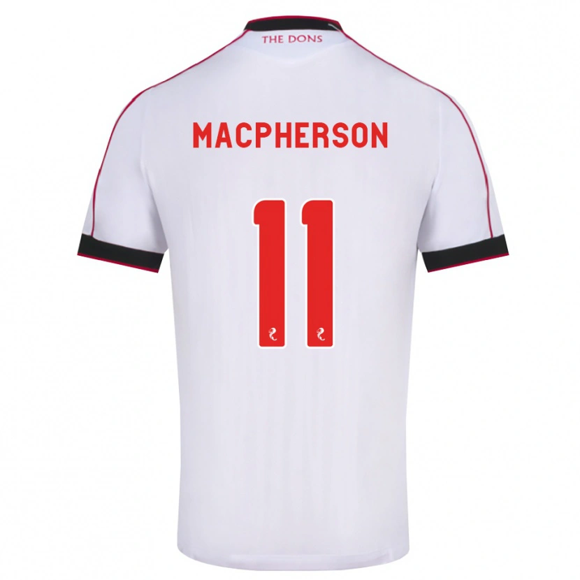 Danxen Dames Keira Macpherson #11 Zwart Rood Wit Uitshirt Uittenue 2026/27 T-Shirt België