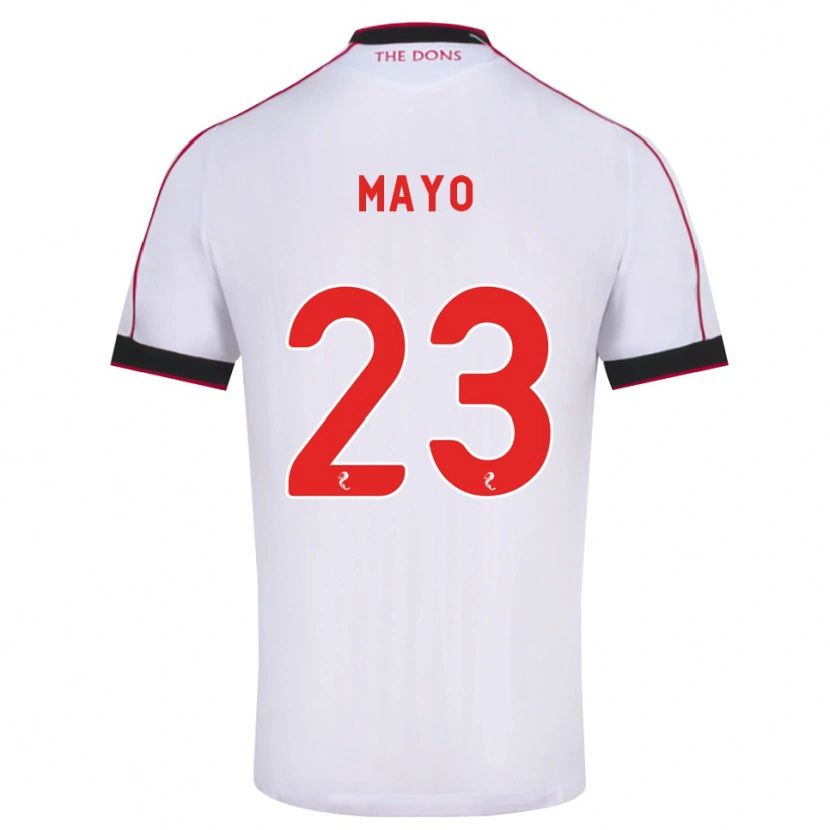 Danxen Dames Lewis Mayo #23 Zwart Rood Wit Uitshirt Uittenue 2026/27 T-Shirt België