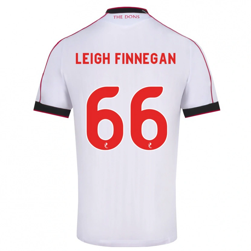 Danxen Dames Toni Leigh Finnegan #66 Zwart Rood Wit Uitshirt Uittenue 2026/27 T-Shirt België