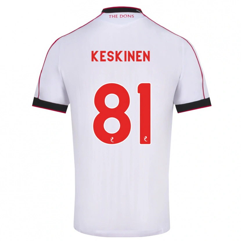 Danxen Dames Topi Keskinen #81 Zwart Rood Wit Uitshirt Uittenue 2026/27 T-Shirt België