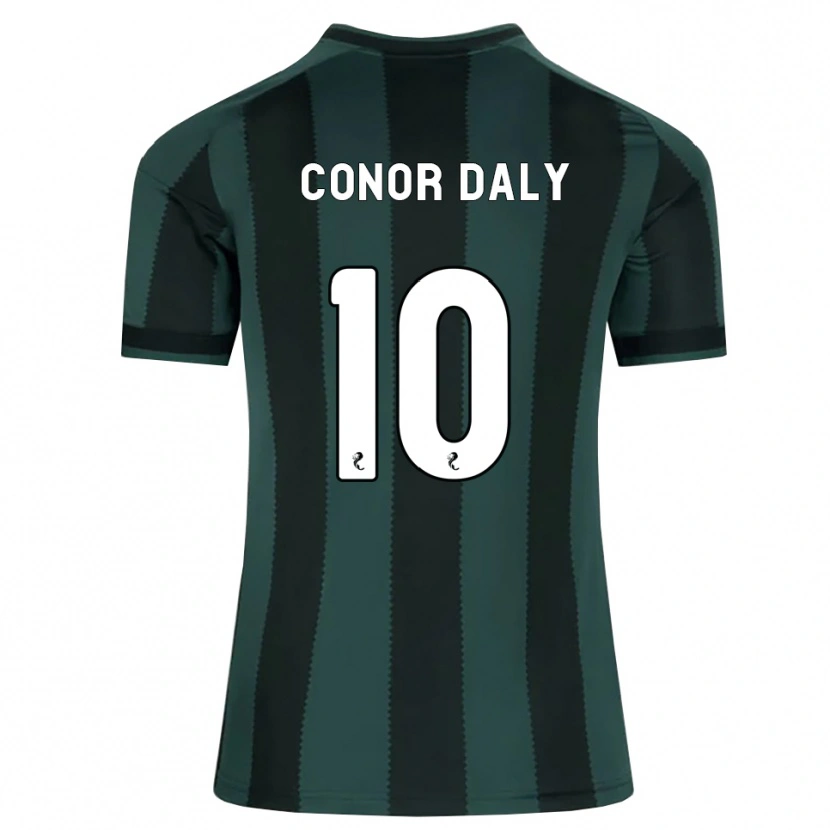 Danxen Dames Conor Daly #10 Donkerleigrijs Zwart Uitshirt Uittenue 2026/27 T-Shirt België