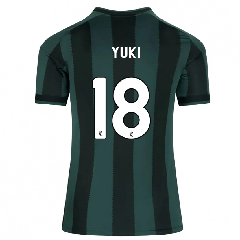Danxen Dames Yuki Kobayashi #18 Donkerleigrijs Zwart Uitshirt Uittenue 2026/27 T-Shirt België