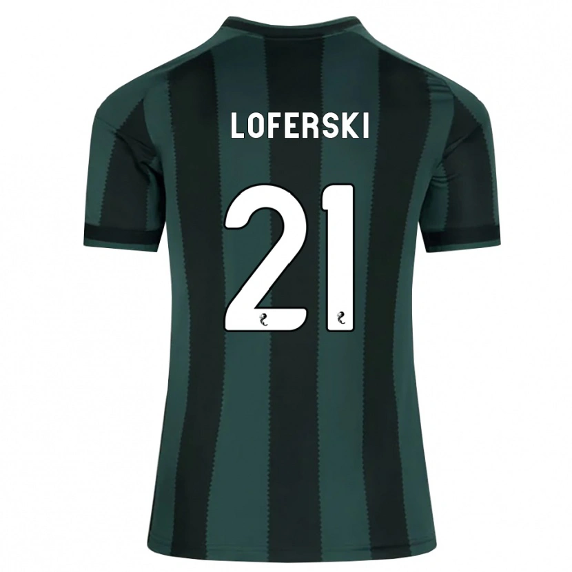 Danxen Dames Kit Loferski #21 Donkerleigrijs Zwart Uitshirt Uittenue 2026/27 T-Shirt België