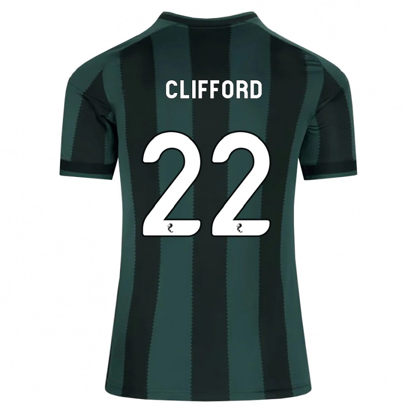 Danxen Dames Lucy Ashworth-Clifford #22 Donkerleigrijs Zwart Uitshirt Uittenue 2026/27 T-Shirt België