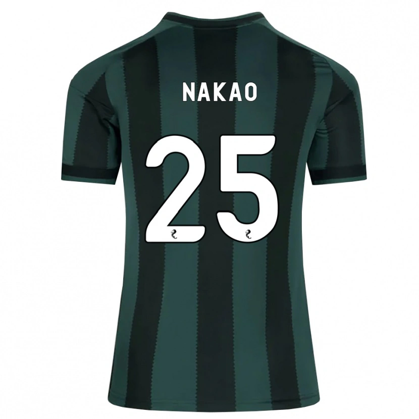 Danxen Dames Momo Nakao #25 Donkerleigrijs Zwart Uitshirt Uittenue 2026/27 T-Shirt België