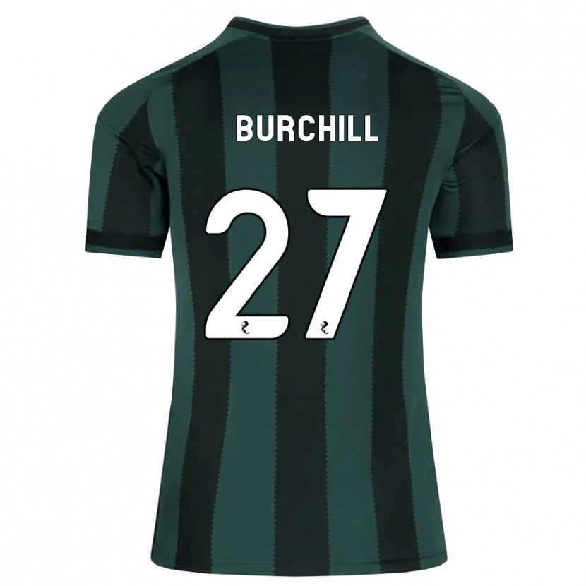 Danxen Dames Tiree Burchill #27 Donkerleigrijs Zwart Uitshirt Uittenue 2026/27 T-Shirt België