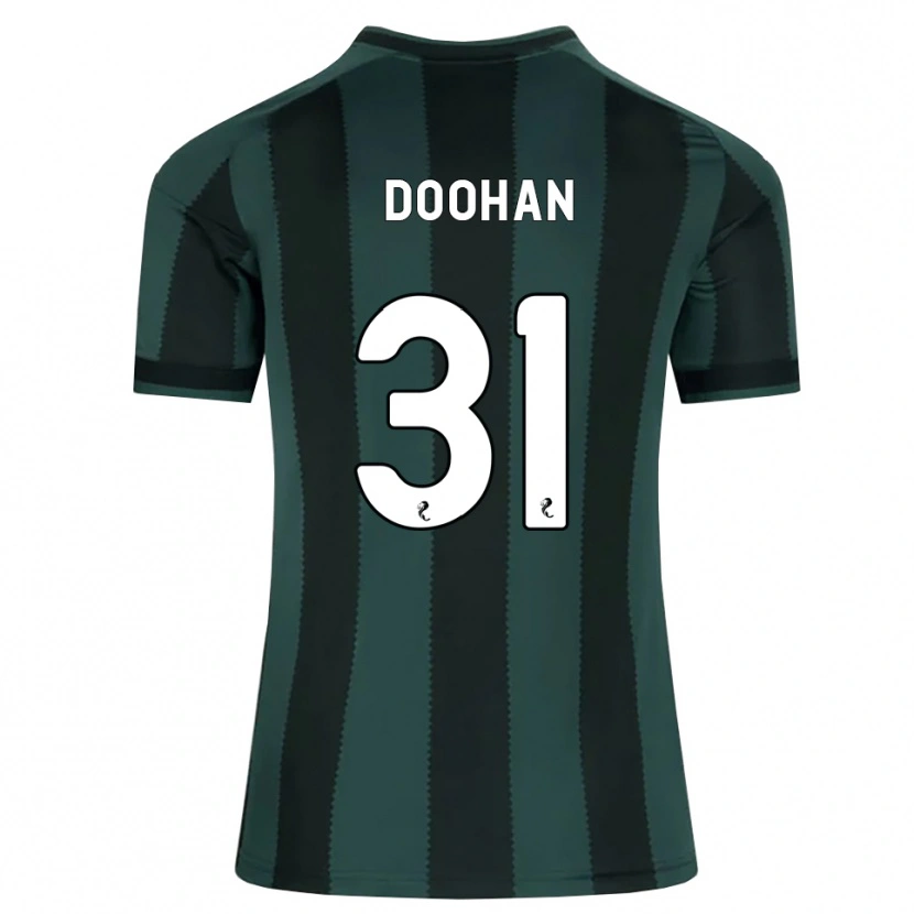 Danxen Dames Ross Doohan #31 Donkerleigrijs Zwart Uitshirt Uittenue 2026/27 T-Shirt België