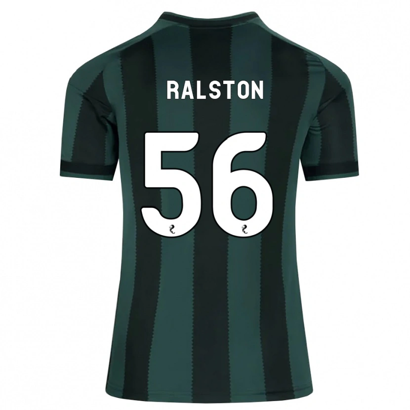 Danxen Dames Anthony Ralston #56 Donkerleigrijs Zwart Uitshirt Uittenue 2026/27 T-Shirt België