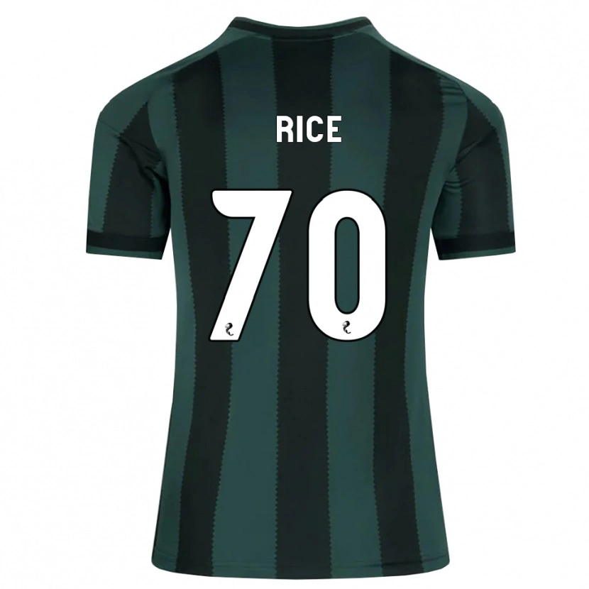 Danxen Dames Aidan Rice #70 Donkerleigrijs Zwart Uitshirt Uittenue 2026/27 T-Shirt België