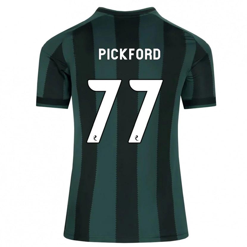 Danxen Dames Tom Pickford #77 Donkerleigrijs Zwart Uitshirt Uittenue 2026/27 T-Shirt België