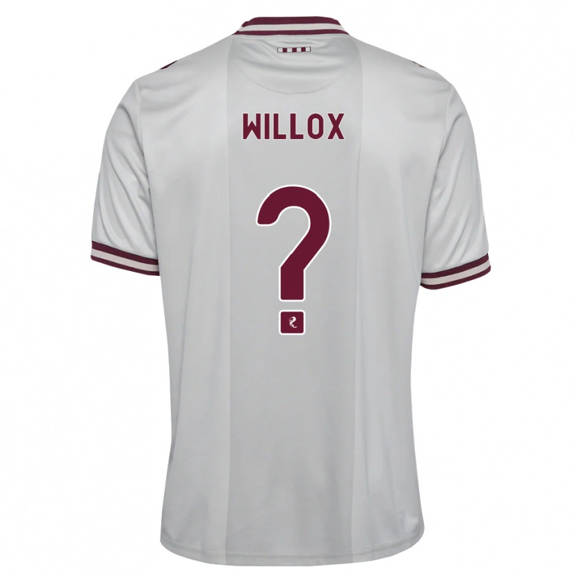 Danxen Dames Harry Willox #0 Wit Bordeauxrood Uitshirt Uittenue 2026/27 T-Shirt België