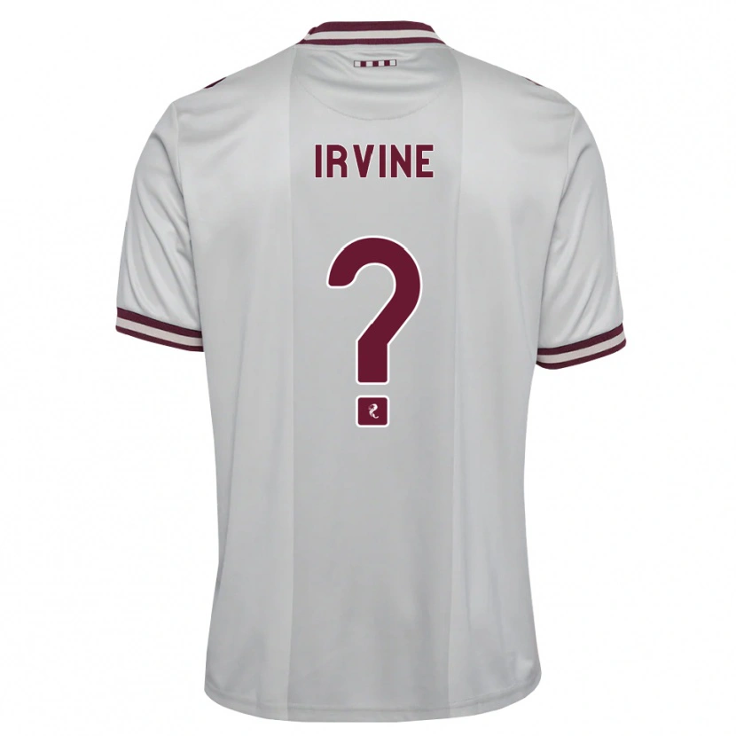 Danxen Dames Dylan Irvine #0 Wit Bordeauxrood Uitshirt Uittenue 2026/27 T-Shirt België