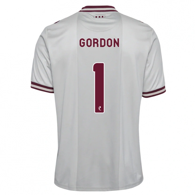 Danxen Dames Craig Gordon #1 Wit Bordeauxrood Uitshirt Uittenue 2026/27 T-Shirt België