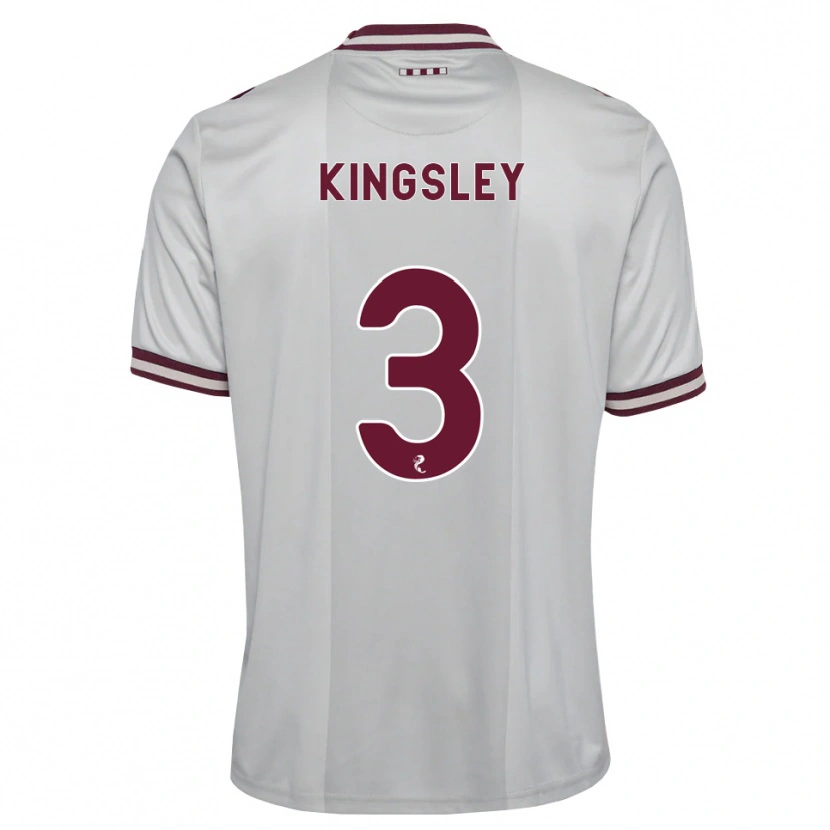 Danxen Dames Stephen Kingsley #3 Wit Bordeauxrood Uitshirt Uittenue 2026/27 T-Shirt België