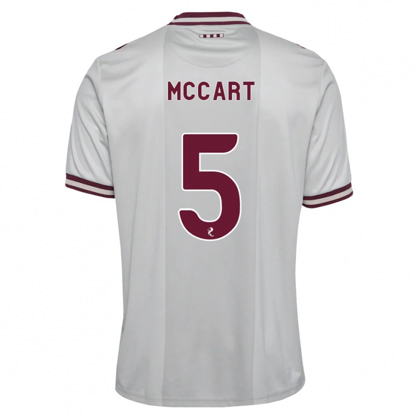 Danxen Dames Jamie Mccart #5 Wit Bordeauxrood Uitshirt Uittenue 2026/27 T-Shirt België