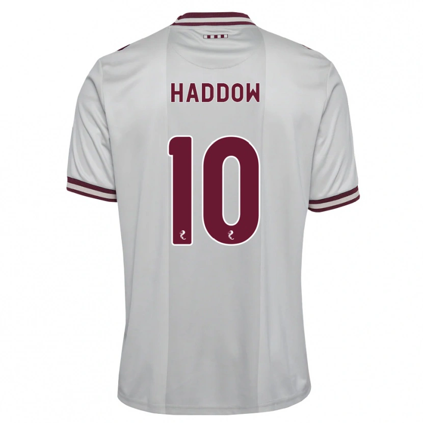 Danxen Dames Aiden Haddow #10 Wit Bordeauxrood Uitshirt Uittenue 2026/27 T-Shirt België