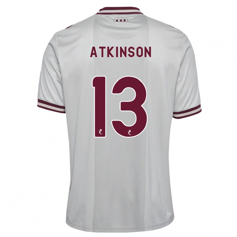 Danxen Dames Nathaniel Atkinson #13 Wit Bordeauxrood Uitshirt Uittenue 2026/27 T-Shirt België