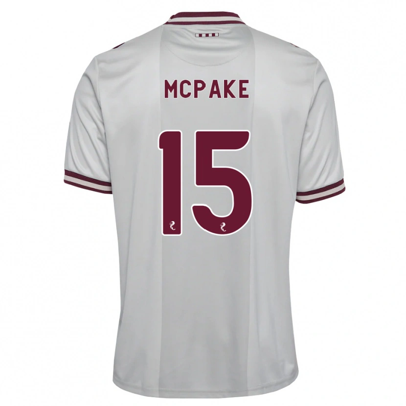 Danxen Dames Josh Mcpake #15 Wit Bordeauxrood Uitshirt Uittenue 2026/27 T-Shirt België
