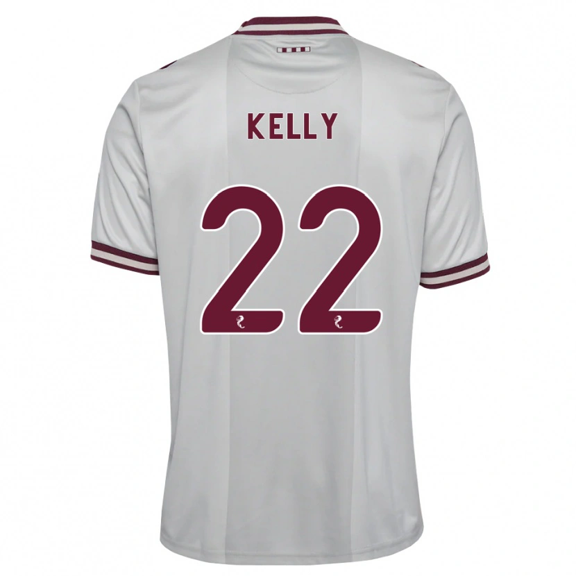 Danxen Dames Ryan Kelly #22 Wit Bordeauxrood Uitshirt Uittenue 2026/27 T-Shirt België