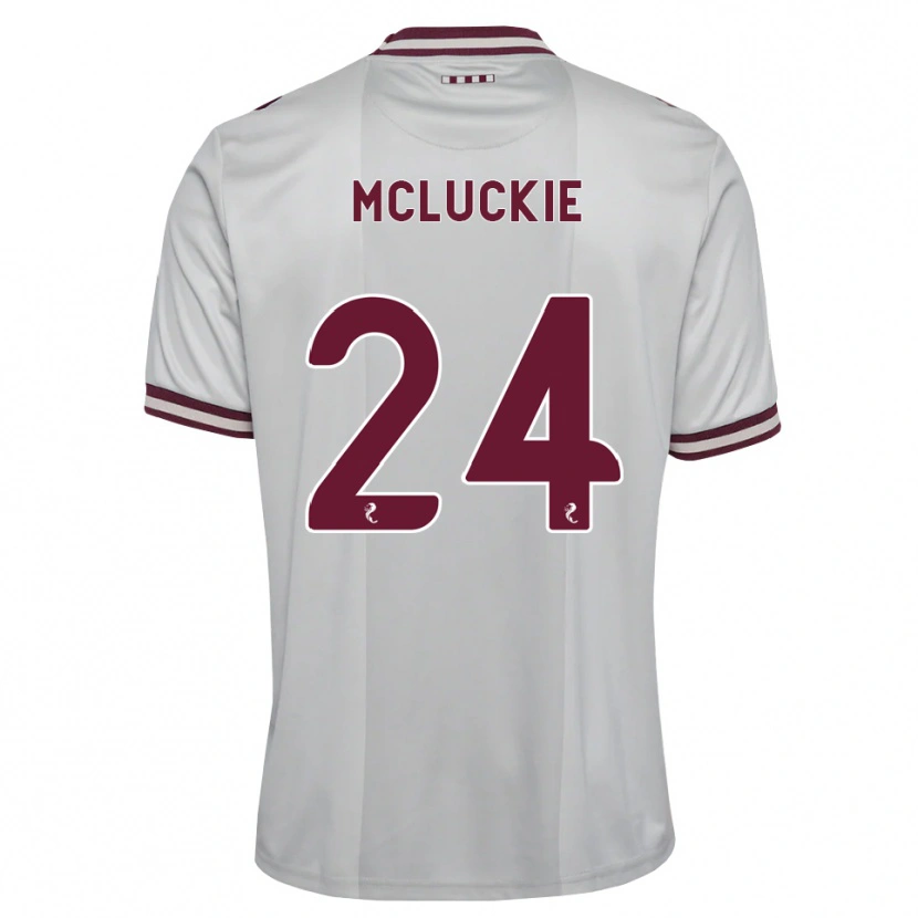 Danxen Dames Bobby Mcluckie #24 Wit Bordeauxrood Uitshirt Uittenue 2026/27 T-Shirt België