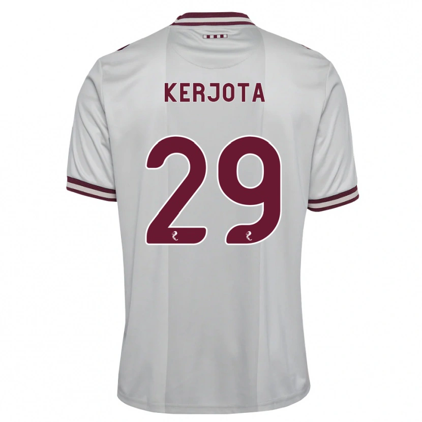 Danxen Dames Sabah Kerjota #29 Wit Bordeauxrood Uitshirt Uittenue 2026/27 T-Shirt België