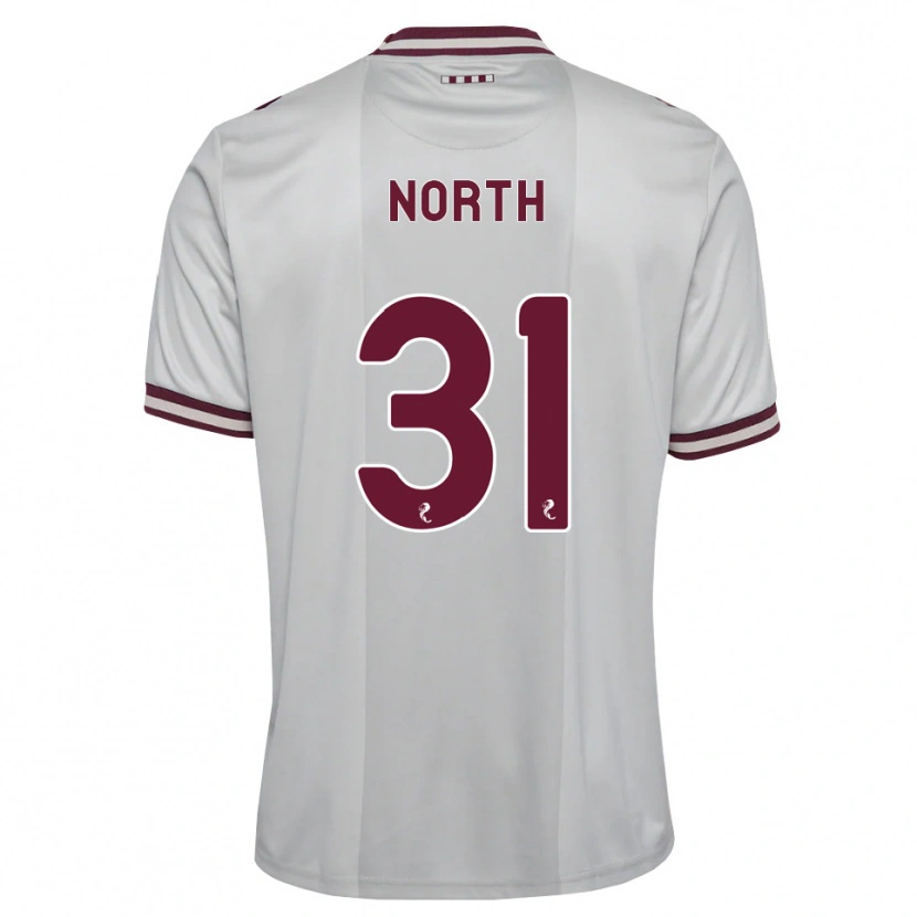 Danxen Dames Tommy North #31 Wit Bordeauxrood Uitshirt Uittenue 2026/27 T-Shirt België