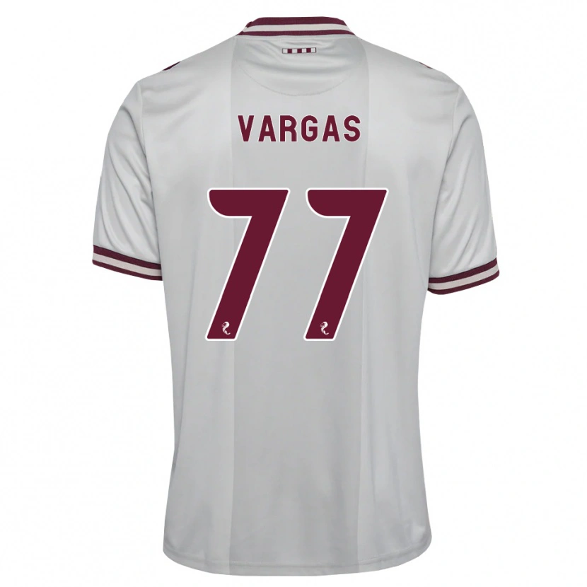 Danxen Dames Kenneth Vargas #77 Wit Bordeauxrood Uitshirt Uittenue 2026/27 T-Shirt België