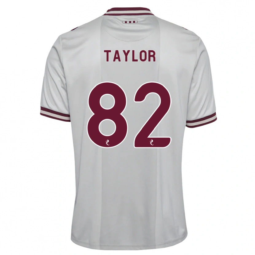 Danxen Dames Gerald Taylor #82 Wit Bordeauxrood Uitshirt Uittenue 2026/27 T-Shirt België