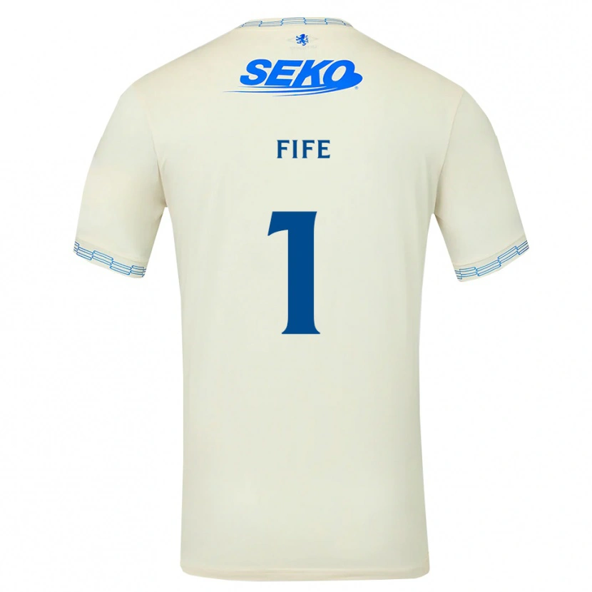 Danxen Dames Jenna Fife #1 Diepblauw Wit Uitshirt Uittenue 2026/27 T-Shirt België